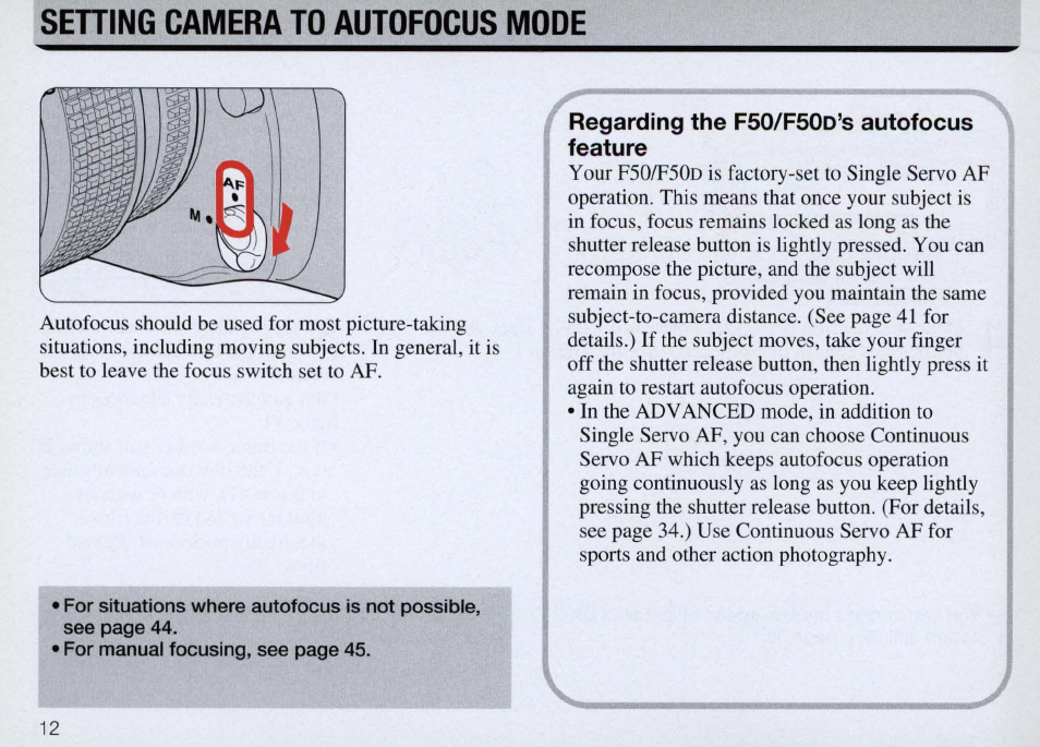 Loading film, Loading film -11, Back | Nikon Camera F50 User Manual | Page 12 / 97