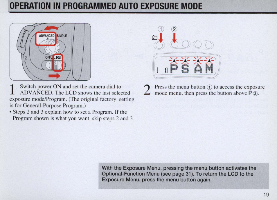 Program selection guide, Landscape program, Portrait program | Program selection guide -18 | Nikon Camera F50 User Manual | Page 19 / 97