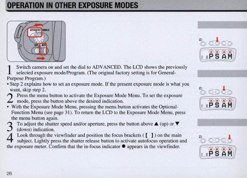 Viewfinder information, 0 _ j.; i _ p p ¿1 hi blinks—overexposure possible, I. o blinks—underexposure possible | V blinks—flash recommended, Blinks—unacceptable autofocus condition, 0 _ j.; i _ p p ¿1, Blinks—overexposure possible | Nikon Camera F50 User Manual | Page 26 / 97