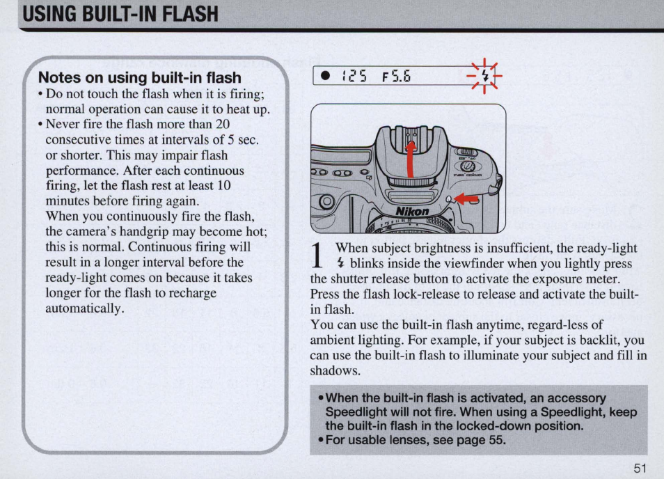 Nikon Camera F50 User Manual | Page 51 / 97