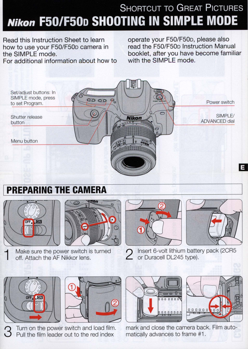 Lenses, Lenses -59 | Nikon Camera F50 User Manual | Page 73 / 97