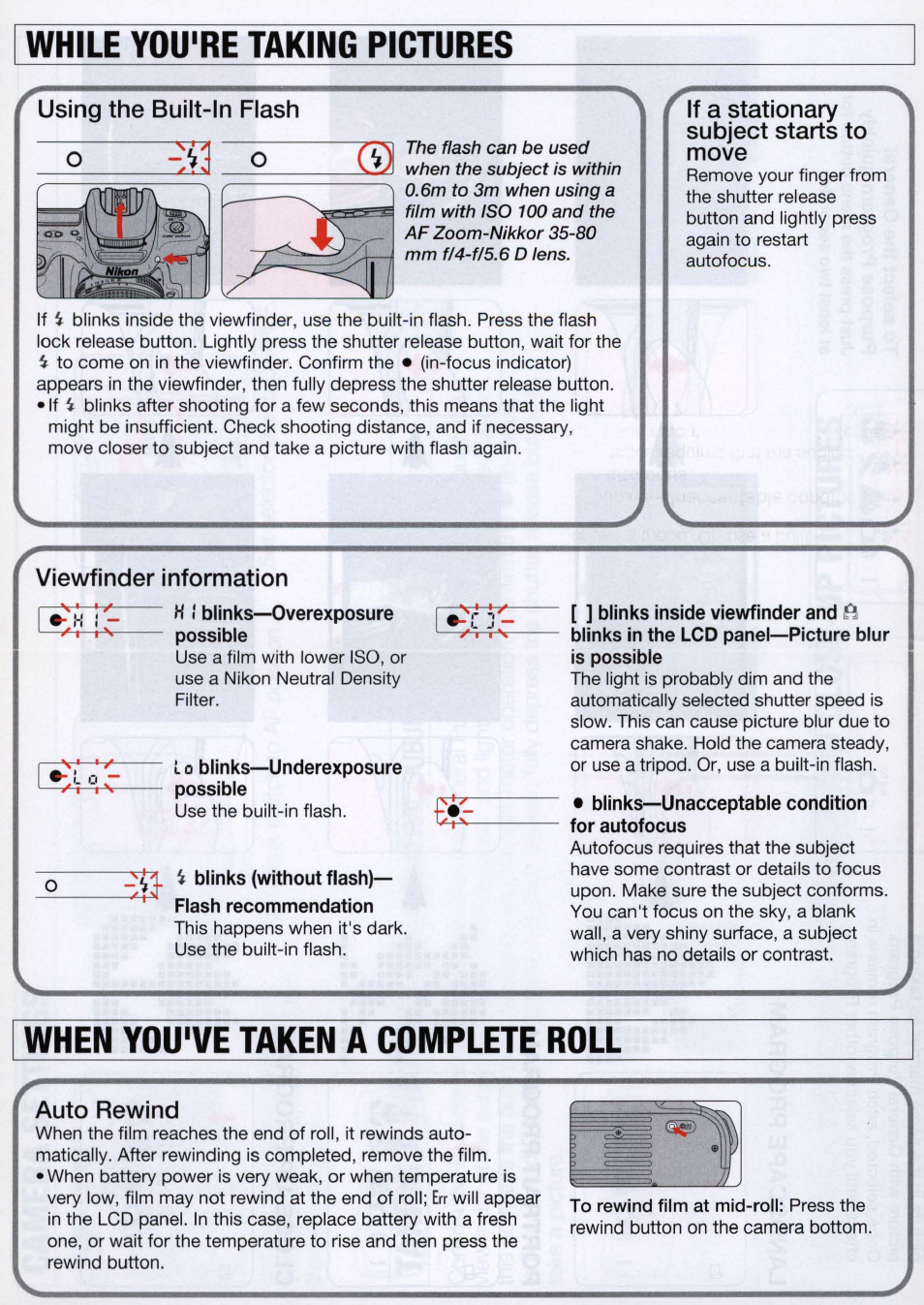 Camera care tips, Camera care tips -61 | Nikon Camera F50 User Manual | Page 75 / 97