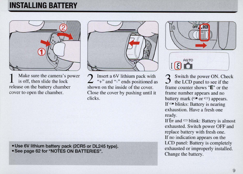 Mounting lens, With a non-cpu lens, Usable lenses | Mounting lens -8 | Nikon Camera F50 User Manual | Page 9 / 97
