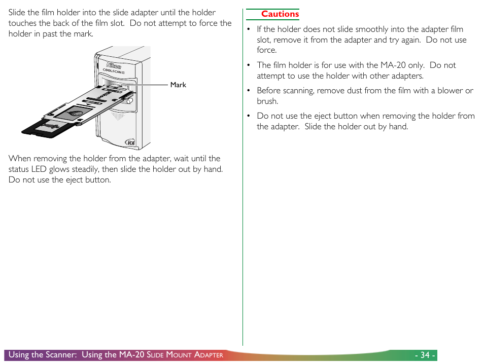 Nikon LS-30 User Manual | Page 34 / 49