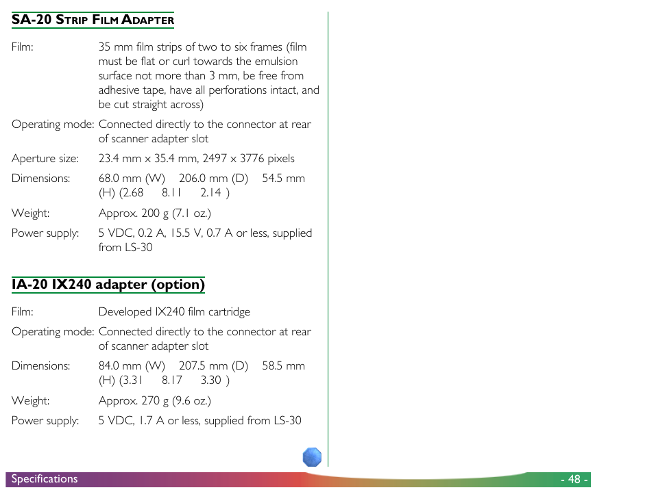 Nikon LS-30 User Manual | Page 48 / 49