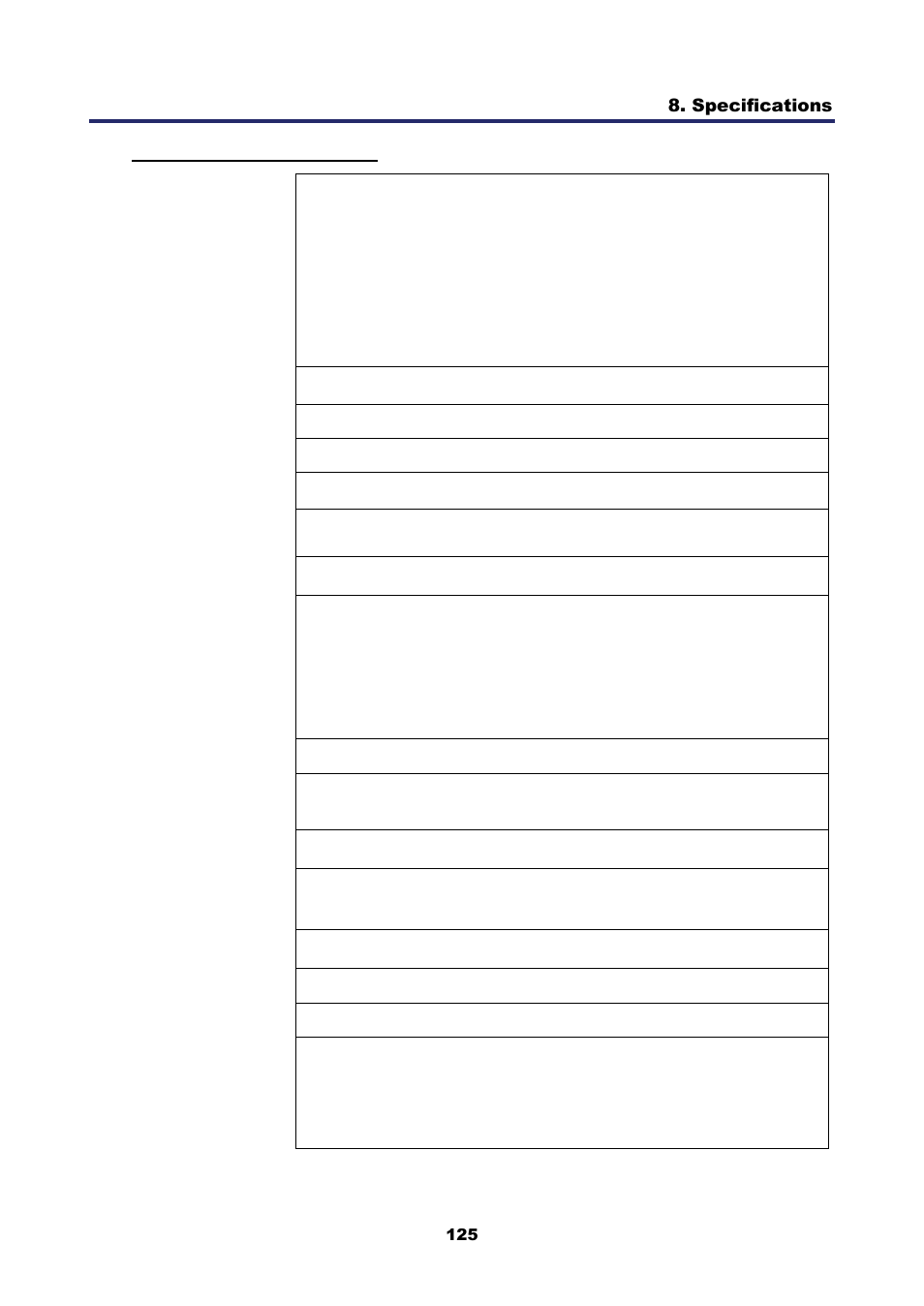 Electrical specifications | Nikon NP4100 User Manual | Page 140 / 158