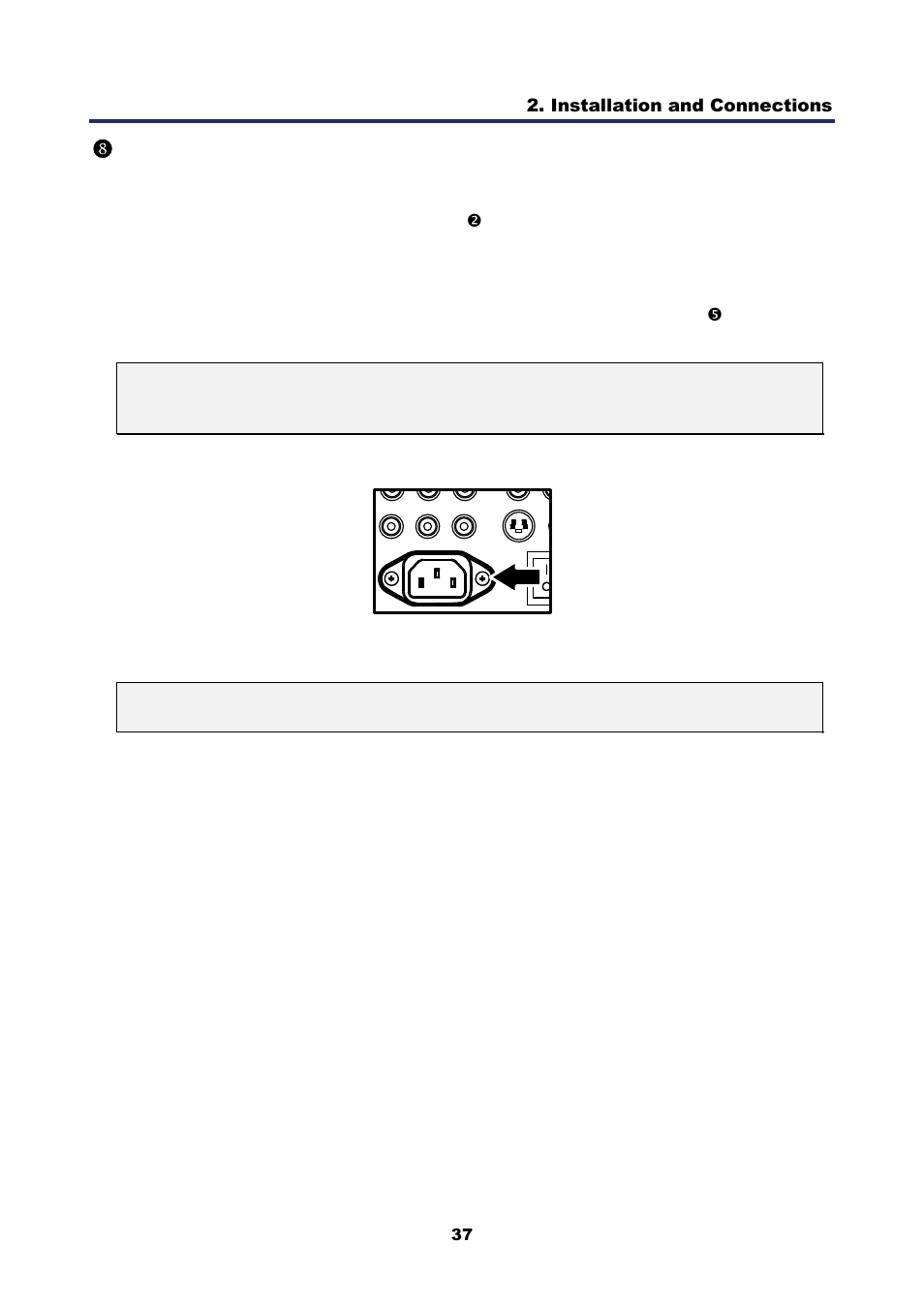 8) connecting the supplied power cable, Onnecting the, Upplied | Ower, Able, Connecting the supplied power cable | Nikon NP4100 User Manual | Page 52 / 158