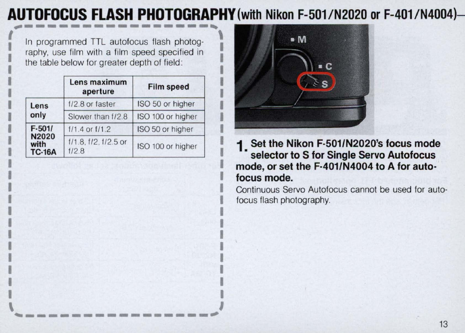 Nikon Autofocus Speedlight SB-22 User Manual | Page 13 / 84