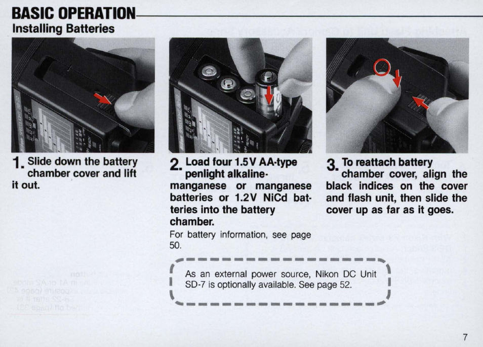 Nikon Autofocus Speedlight SB-22 User Manual | Page 7 / 84