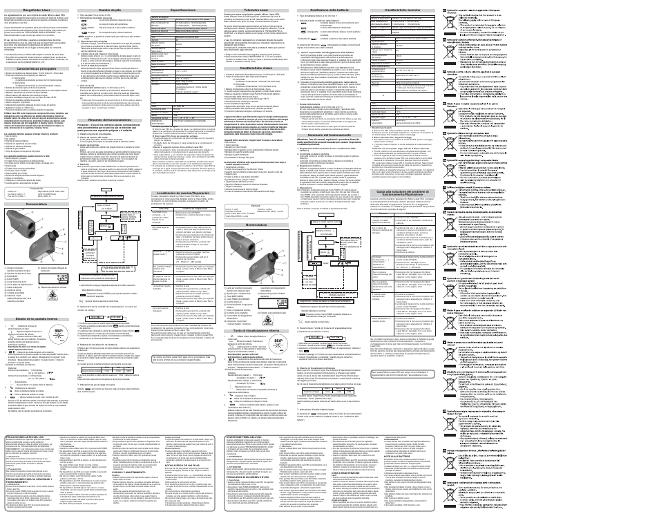 Nikon Laser 550 User Manual | Page 2 / 2