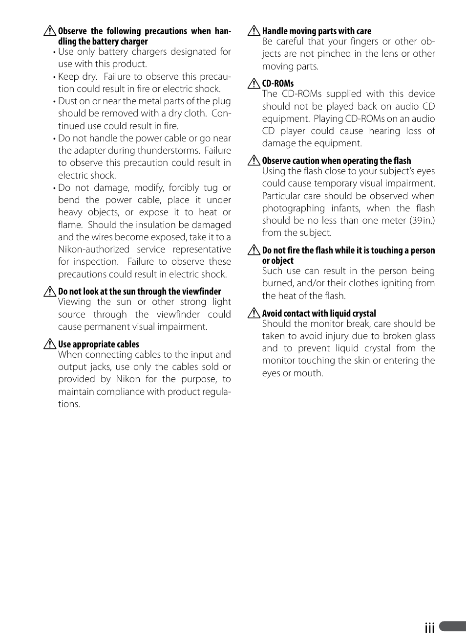 Nikon Coolpix P5000 User Manual | Page 5 / 127