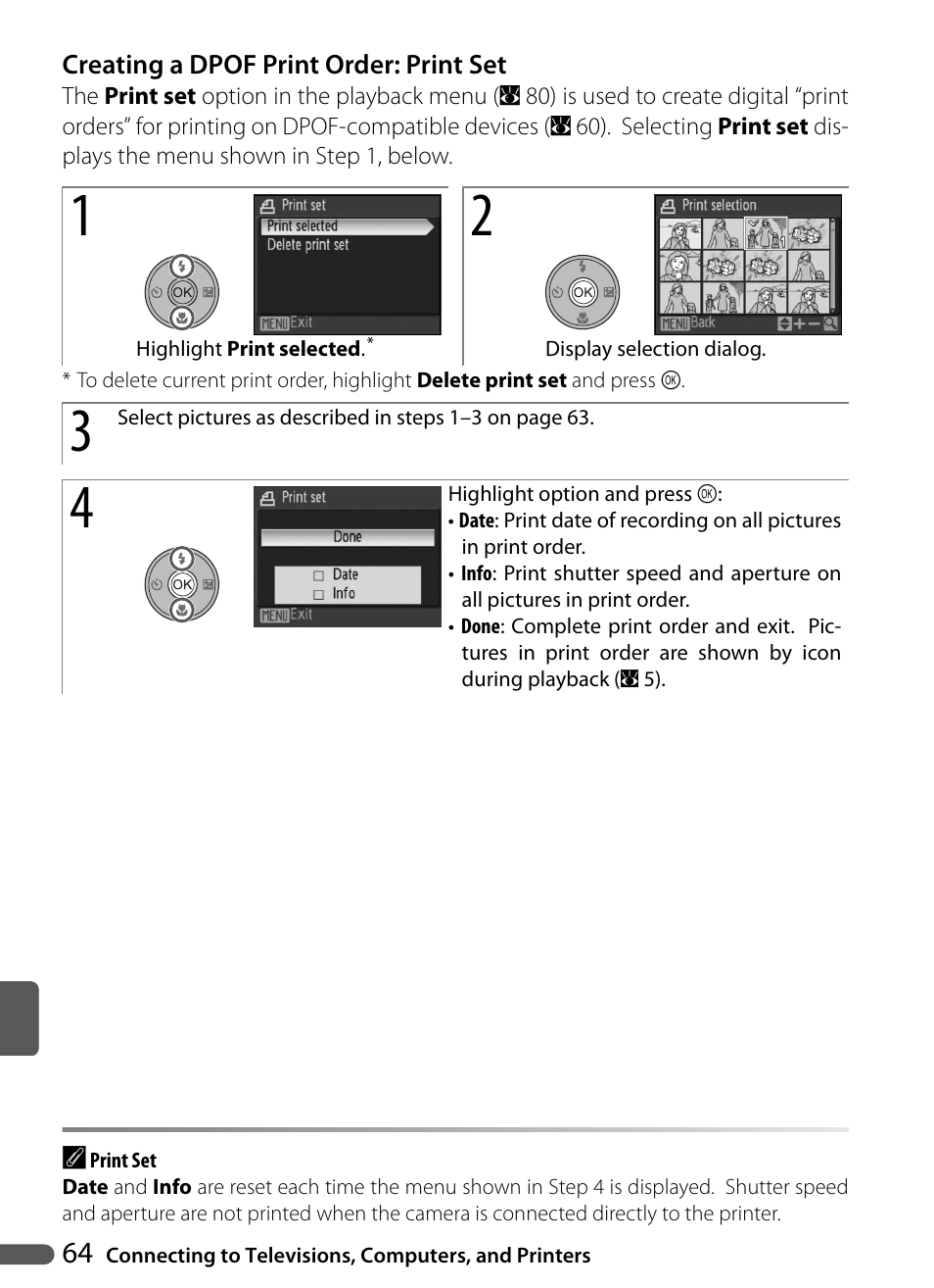 Print set | Nikon Coolpix P5000 User Manual | Page 76 / 127