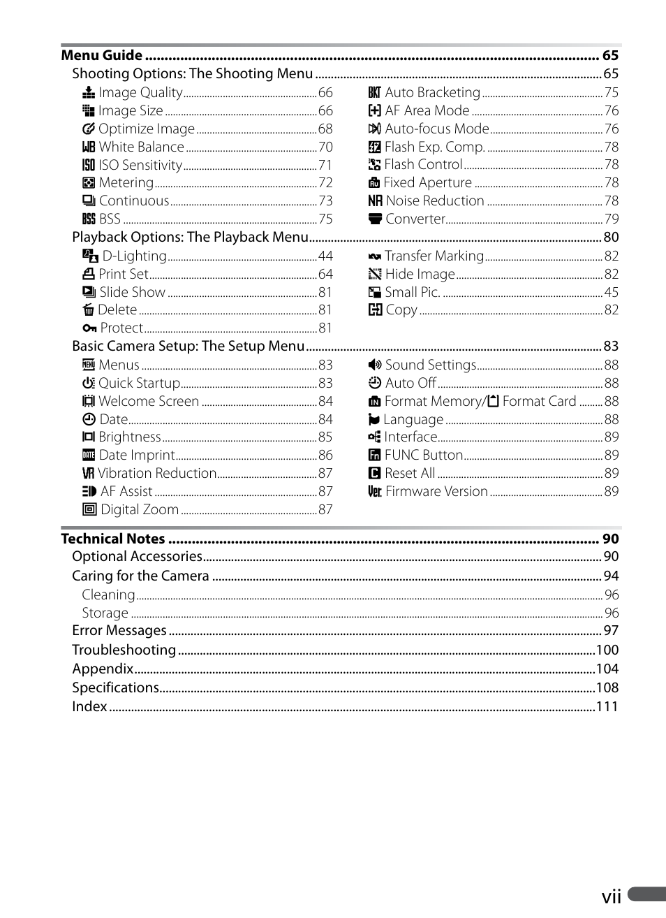 Nikon Coolpix P5000 User Manual | Page 9 / 127