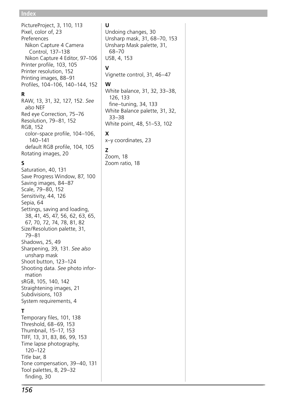 Nikon 4 User Manual | Page 160 / 161