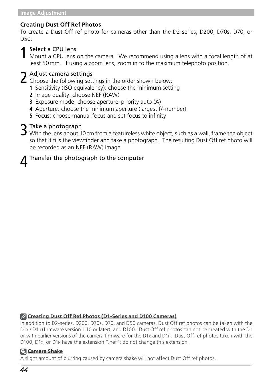 Nikon 4 User Manual | Page 48 / 161
