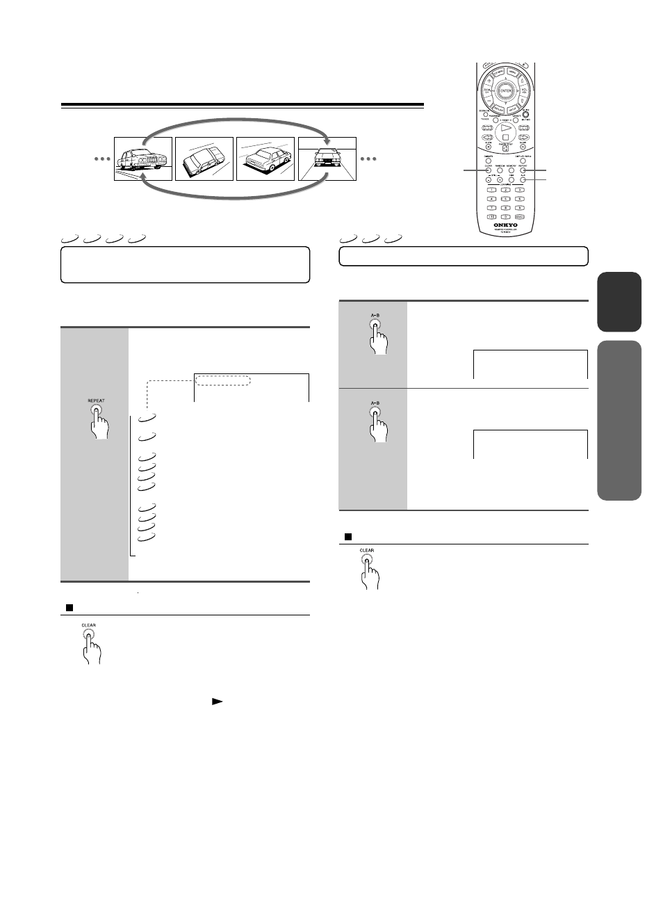 Playing repeatedly, Repeating a title, group, chapter, or track, Repeating a specific segment | North American Battery Company DVD Audio/Video Player DV-S939 User Manual | Page 27 / 64