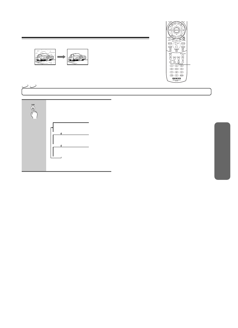 Improving picture quality, Selecting dnr picture enhancement | North American Battery Company DVD Audio/Video Player DV-S939 User Manual | Page 31 / 64