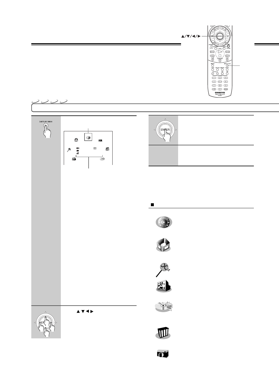 Accessing playback features - navi, V-remote angle viewer, Zoom navi menu items | Capture dnr strobe viewer preview | North American Battery Company DVD Audio/Video Player DV-S939 User Manual | Page 38 / 64