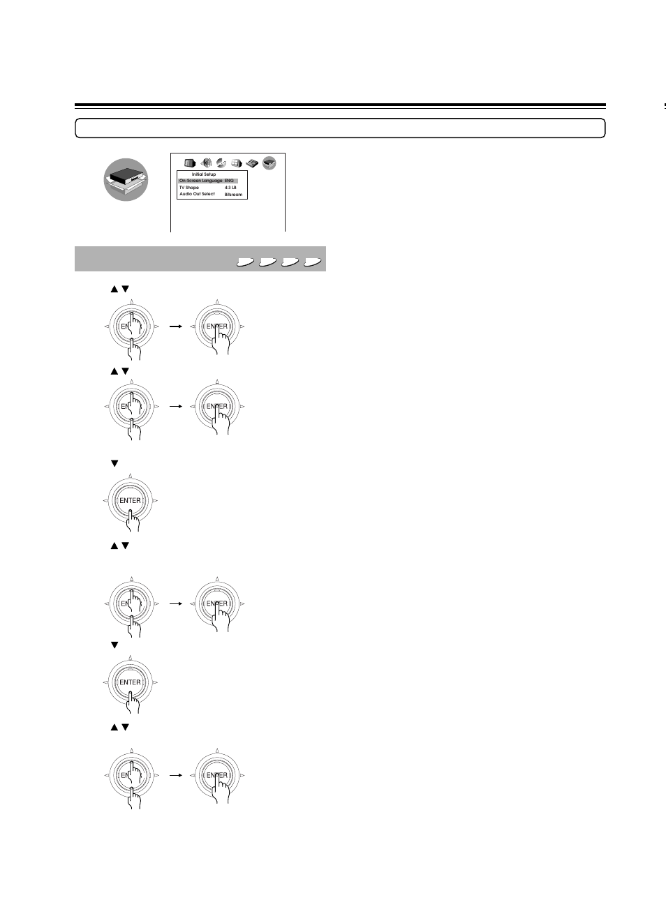 Customizing the function settings | North American Battery Company DVD Audio/Video Player DV-S939 User Manual | Page 54 / 64