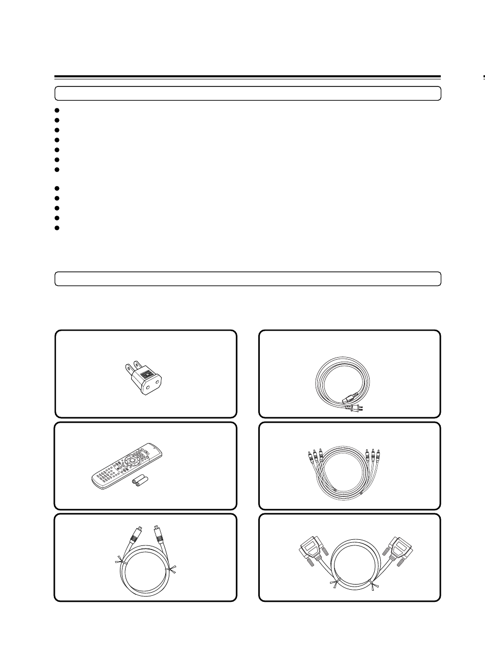Features/supplied accessories, Supplied accessories, Features | North American Battery Company DVD Audio/Video Player DV-S939 User Manual | Page 8 / 64