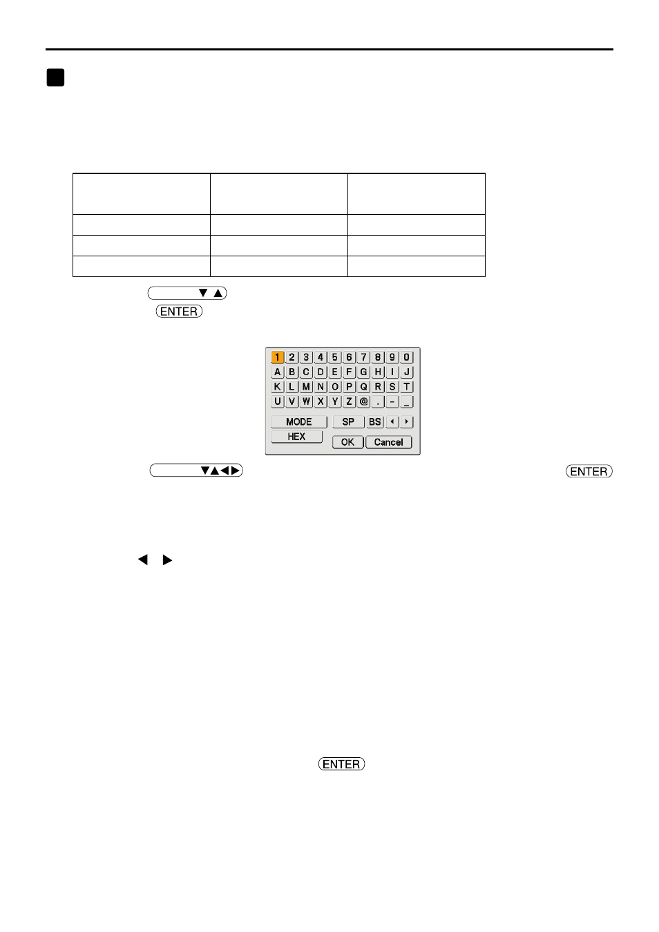 22 5. setting the lan setting of projector, Input “key 1” to “key 4 | NEC LT280 User Manual | Page 24 / 40