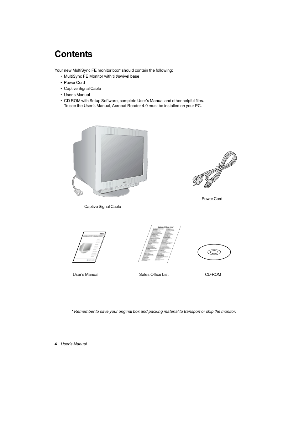 NEC FE991SB User Manual | Page 28 / 41