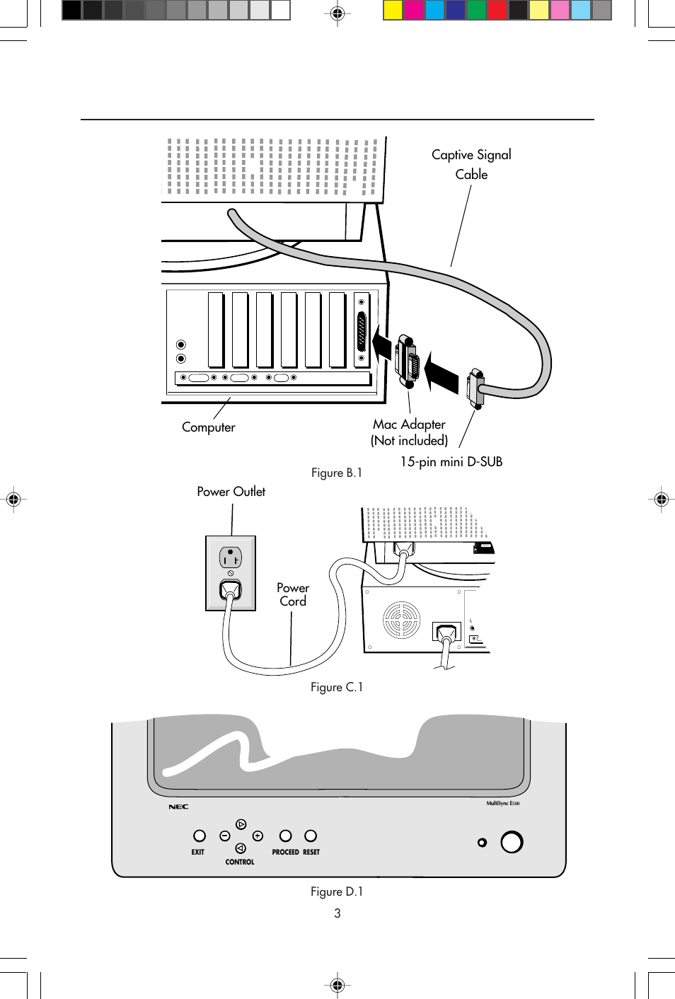 Quick start | NEC E700 User Manual | Page 5 / 16