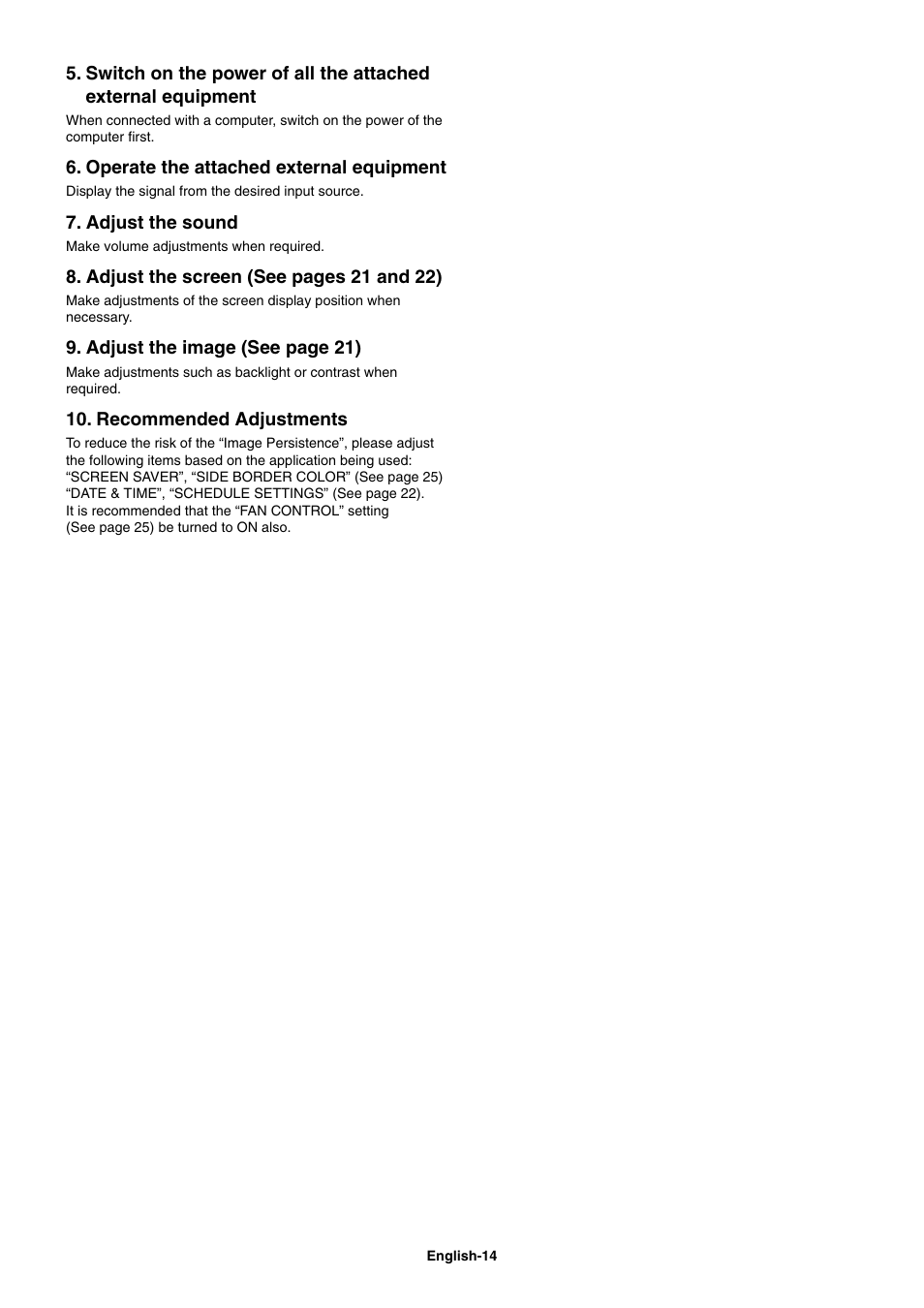 NEC MultiSync V462 User Manual | Page 16 / 43