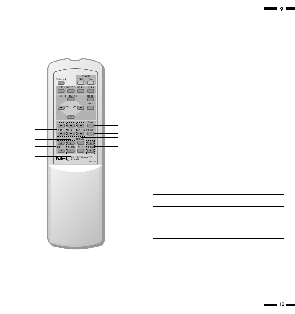 NEC XV29 Plus User Manual | Page 10 / 33