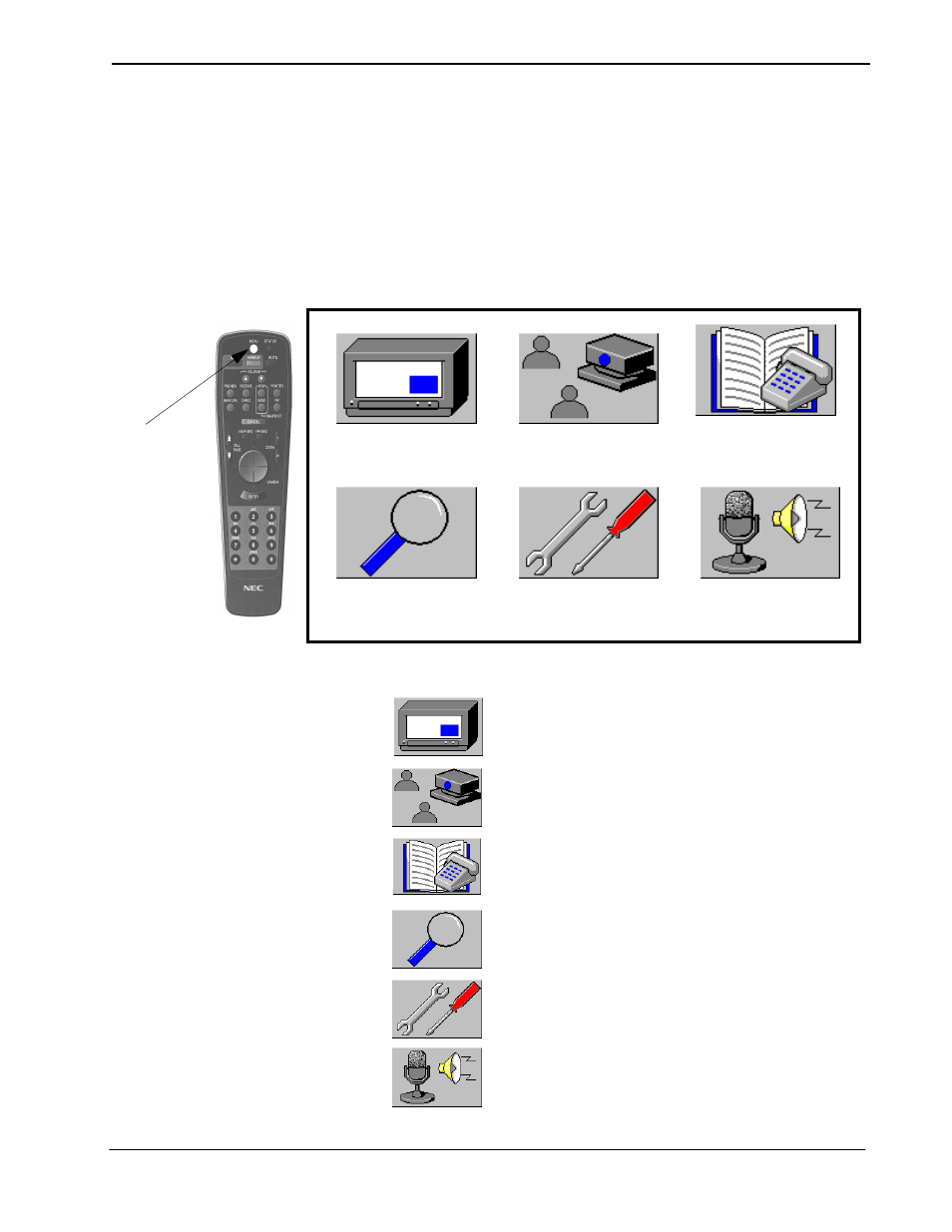 Chapter 7 conference mode, Chapter 7, Conference mode -1 | NEC VisuaLink 128/384 User Manual | Page 109 / 154