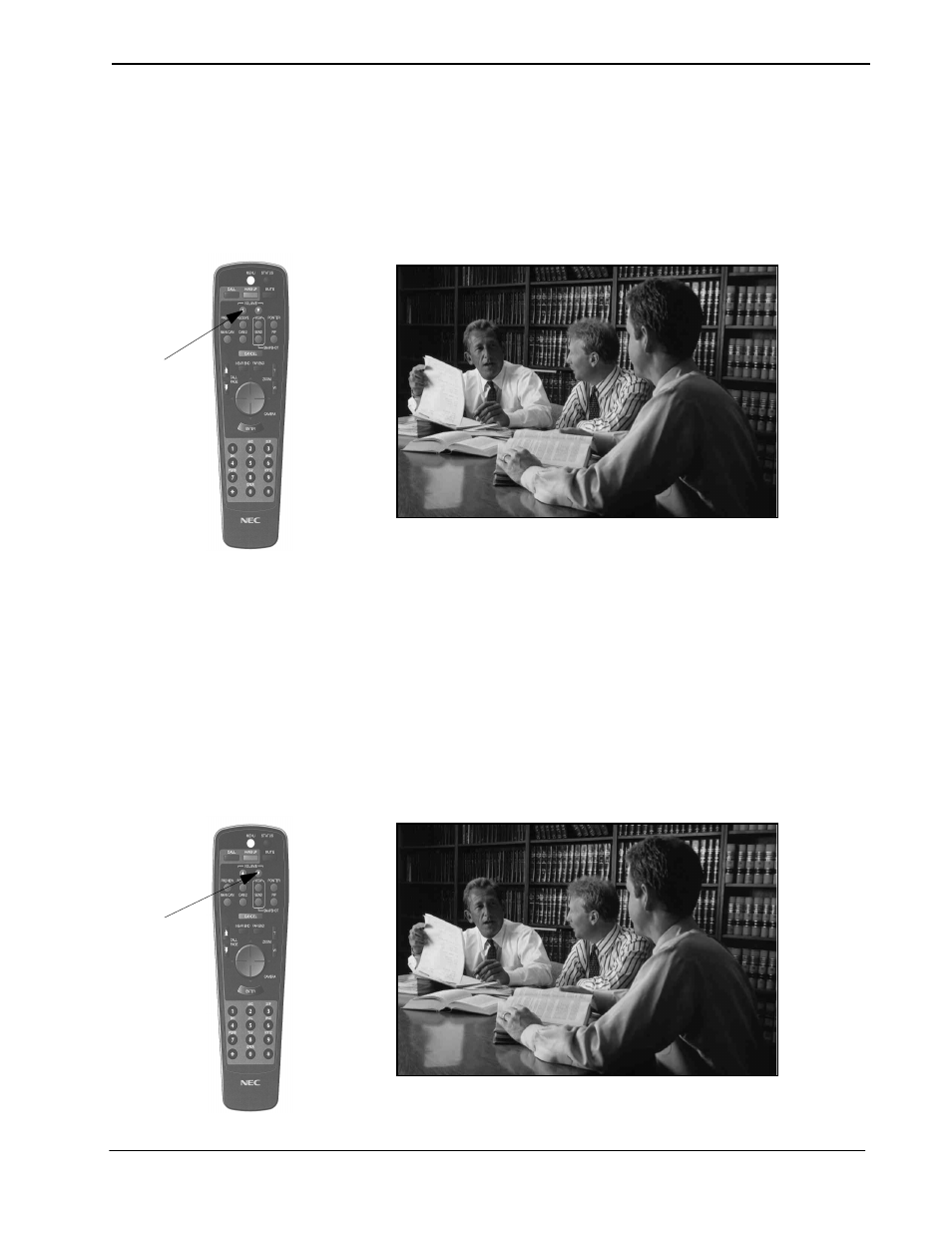 2 volume control, 1 increase the volume, 2 decrease the volume | Volume control -3 | NEC VisuaLink 128/384 User Manual | Page 123 / 154