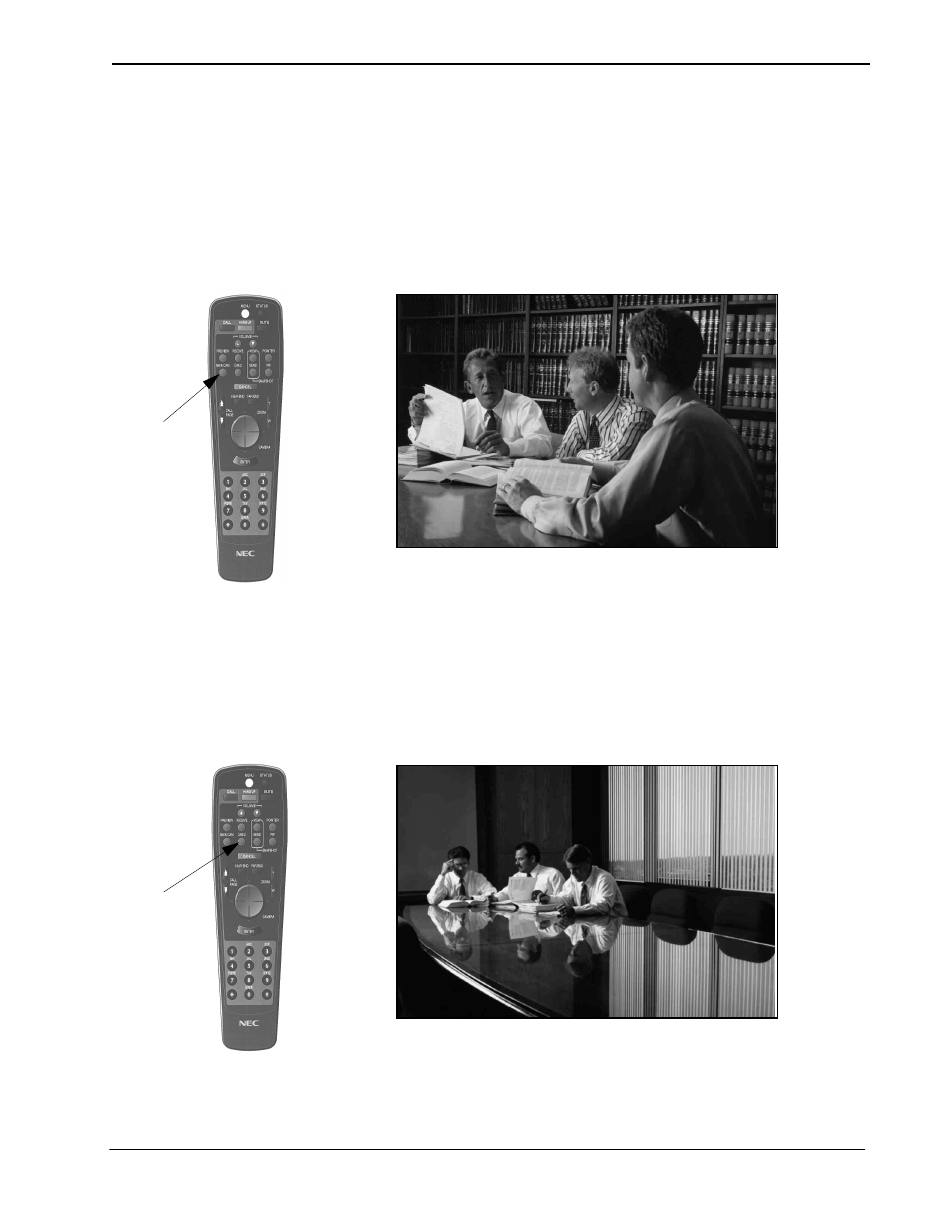 5 switching camera pictures, 1 local switching, 2 transmit camera 2 picture | Switching camera pictures -7 | NEC VisuaLink 128/384 User Manual | Page 127 / 154