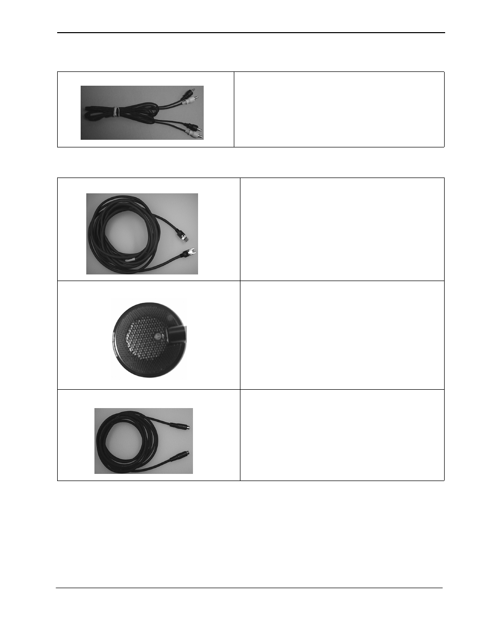 Table 1-2, Optional parts to be provided -3 | NEC VisuaLink 128/384 User Manual | Page 13 / 154