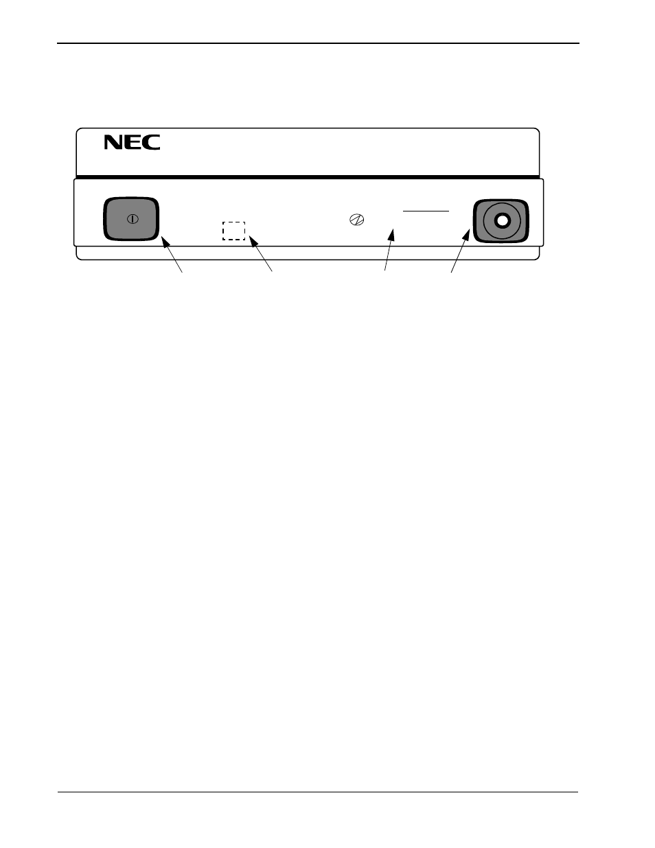 2 front panel description, Front panel description -2 | NEC VisuaLink 128/384 User Manual | Page 16 / 154