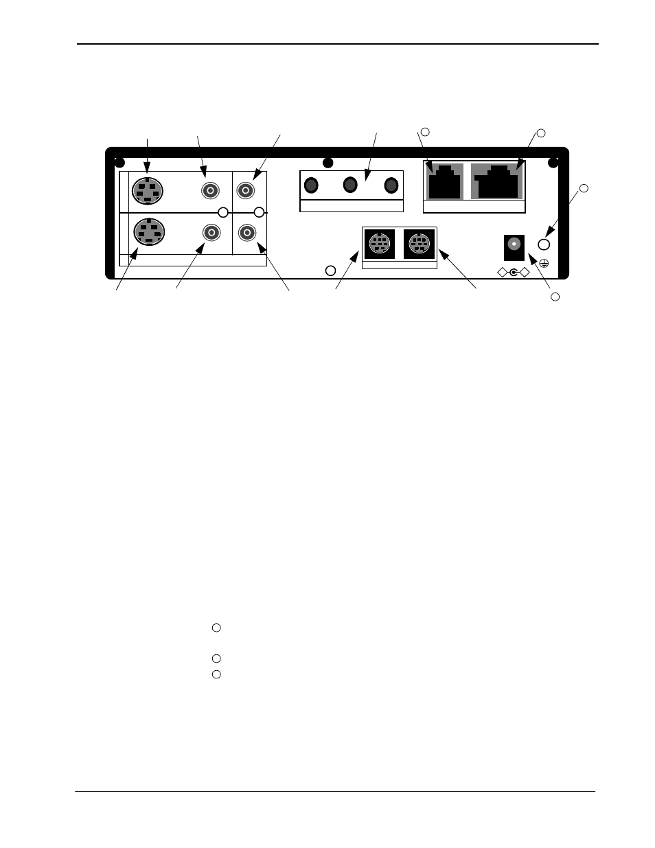 3 visualink 128 rear panel description, Visualink 128 rear panel description -3 | NEC VisuaLink 128/384 User Manual | Page 17 / 154