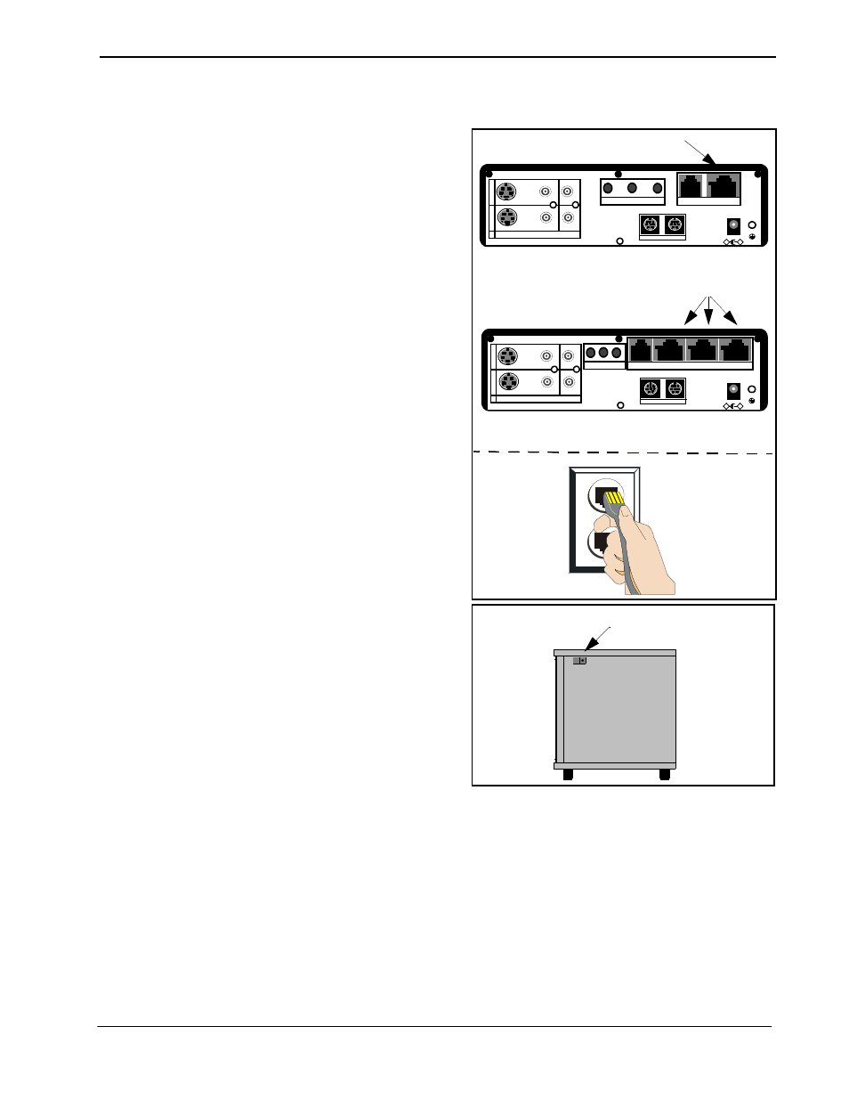 Note 1: if an nt1 was not purchased go to, Step, Step action drawing | Rj45 nt1 cable | NEC VisuaLink 128/384 User Manual | Page 49 / 154