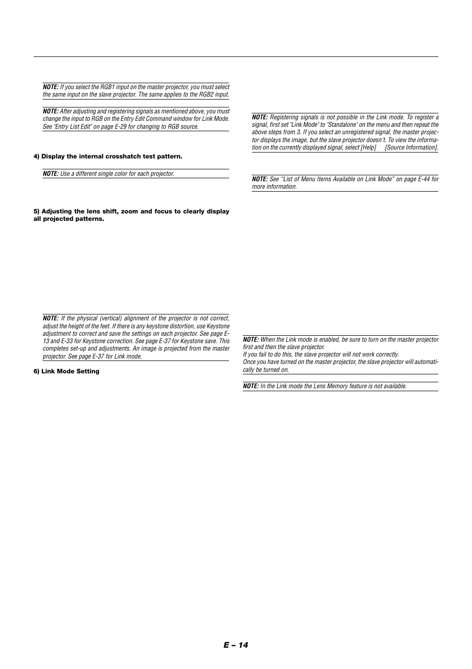 E – 14 | NEC XT9000 User Manual | Page 21 / 54