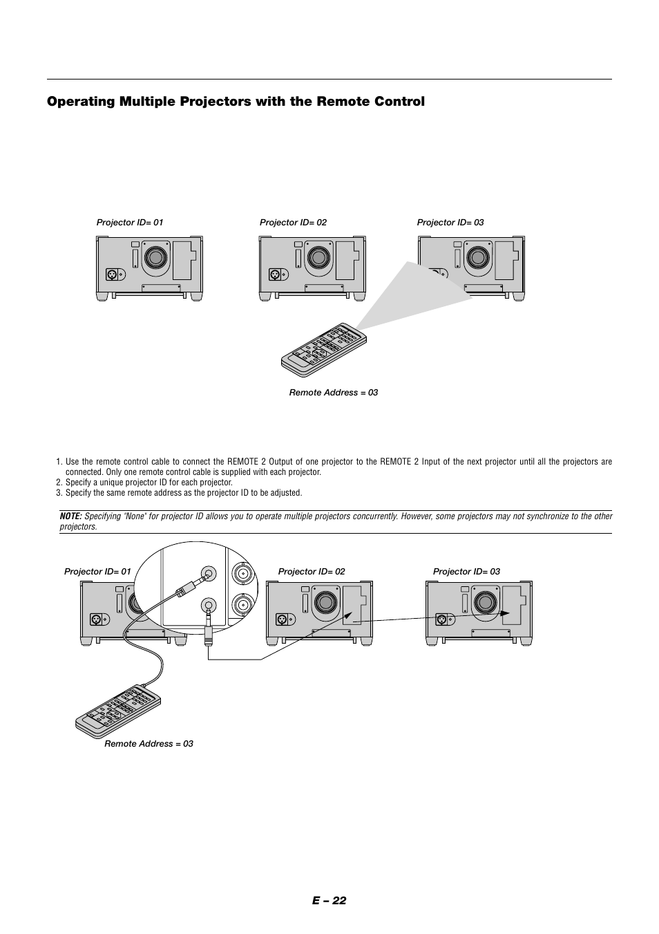 E – 22 | NEC XT9000 User Manual | Page 29 / 54