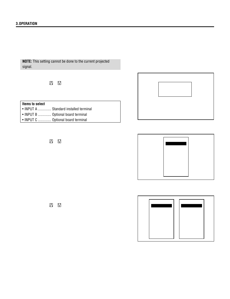 Input slot | NEC XL-3500 User Manual | Page 34 / 81