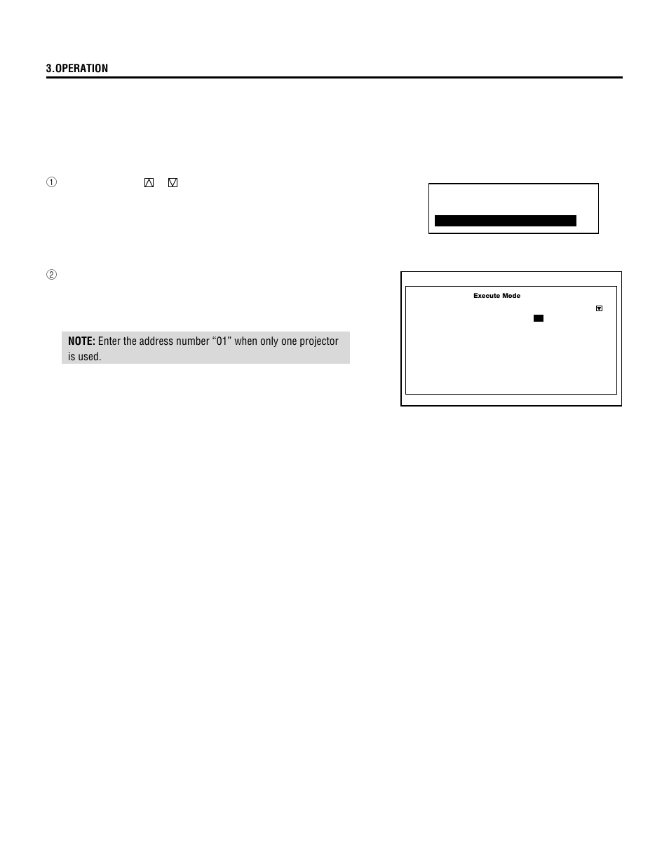 Pj address | NEC XL-3500 User Manual | Page 72 / 81