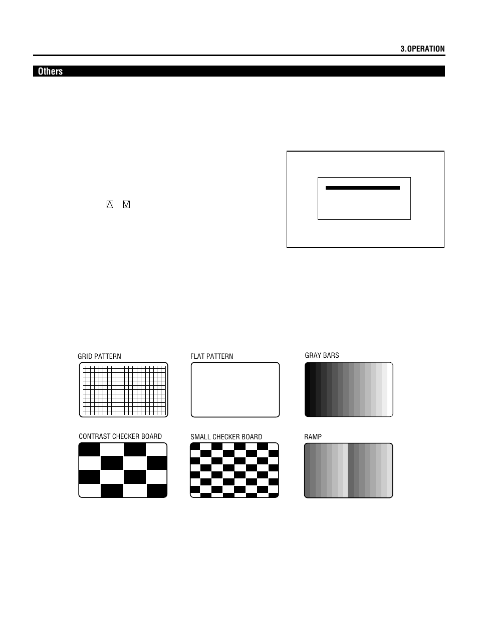 Others ■ test patterns | NEC XL-3500 User Manual | Page 75 / 81