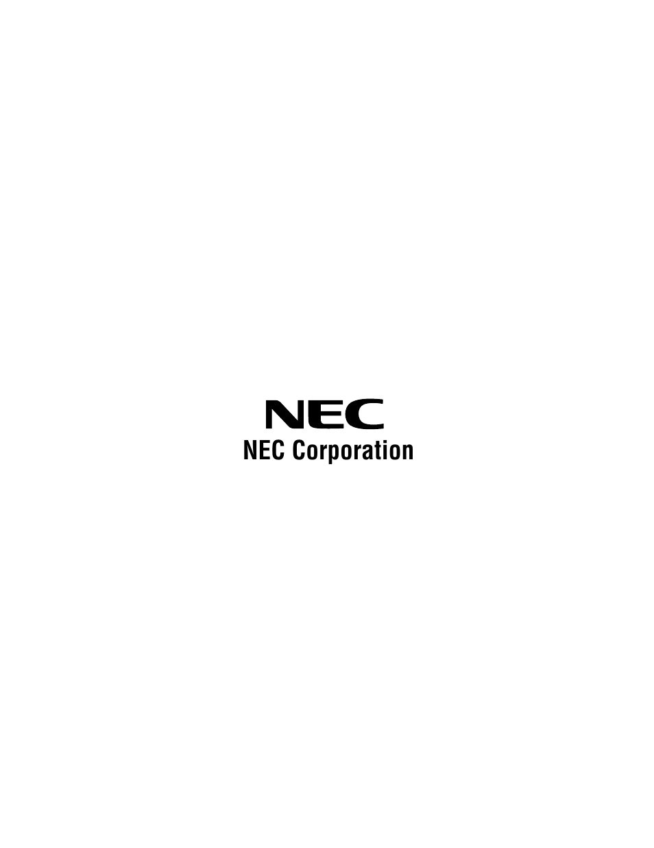 Nec corporation | NEC XL-3500 User Manual | Page 81 / 81