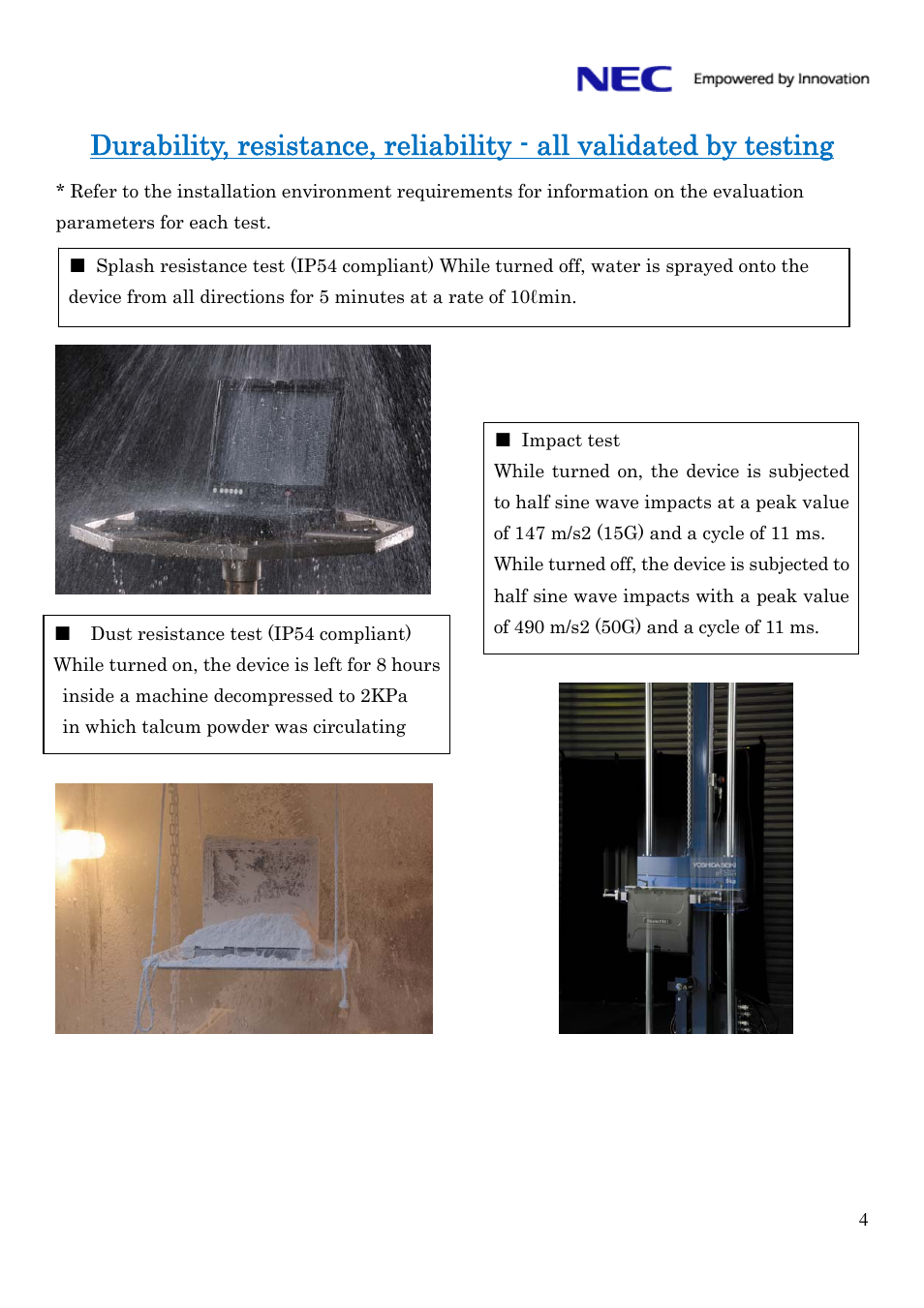 NEC ShieldPRO FC-N21S User Manual | Page 4 / 16