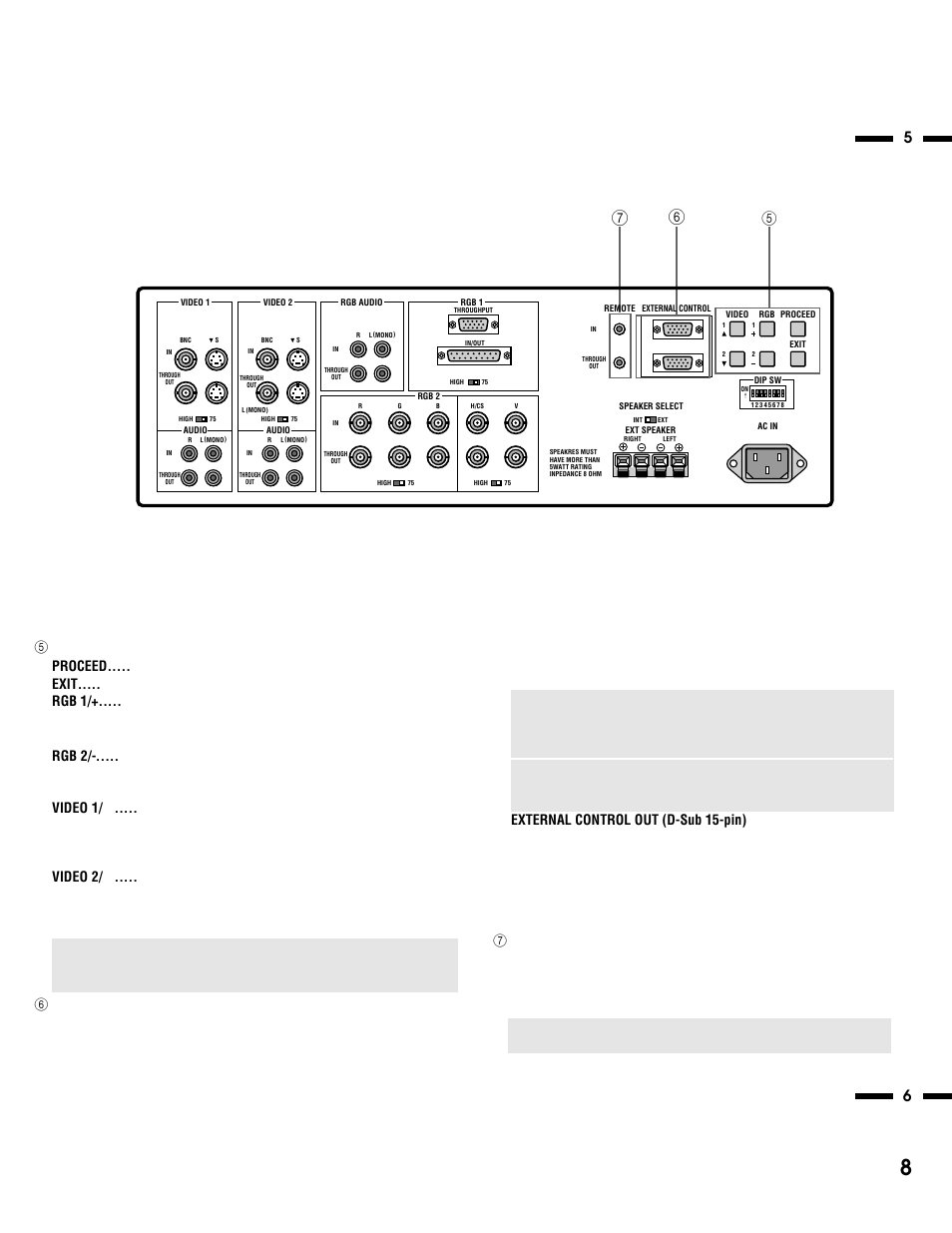 Terminal board 5 6 | NEC XM37 User Manual | Page 8 / 38