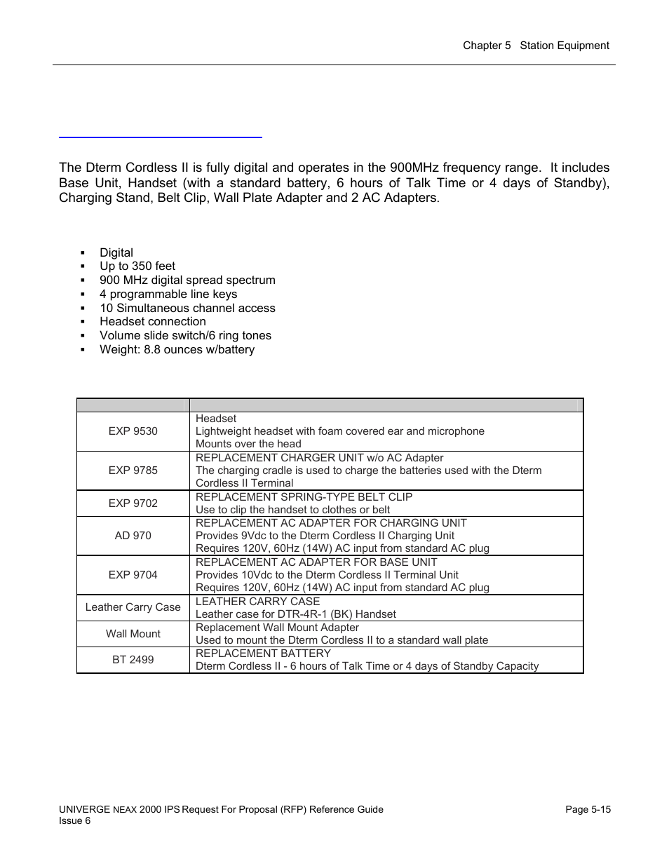 Dterm cordless terminals | NEC UNIVERGE NEAX 2000 IPS User Manual | Page 101 / 389