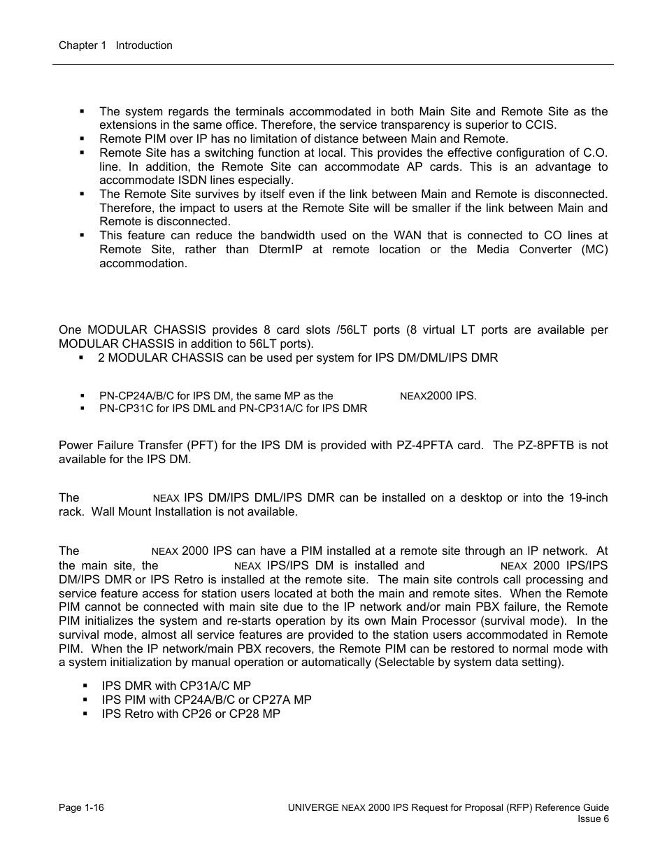 NEC UNIVERGE NEAX 2000 IPS User Manual | Page 22 / 389