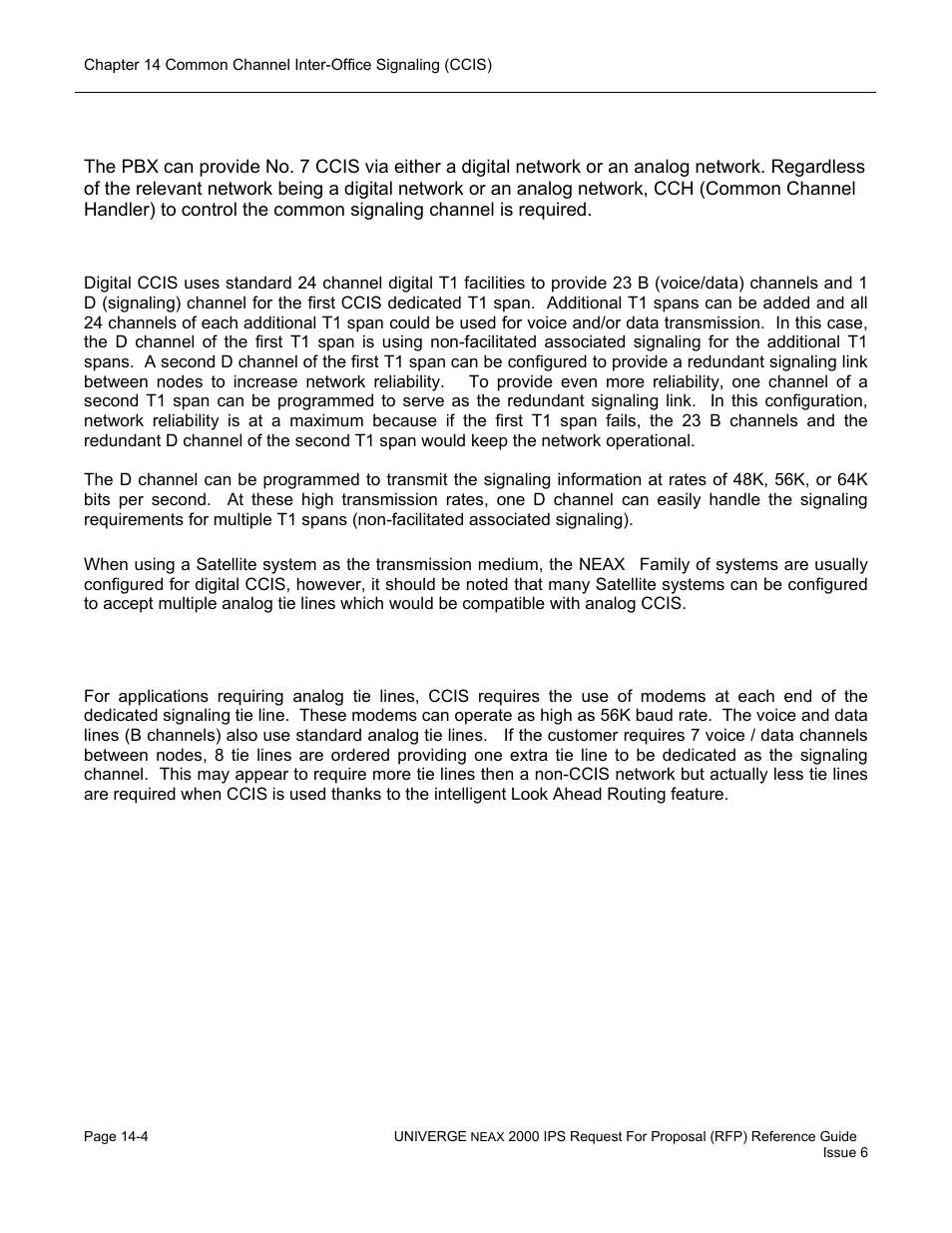Digital and analog ccis | NEC UNIVERGE NEAX 2000 IPS User Manual | Page 282 / 389