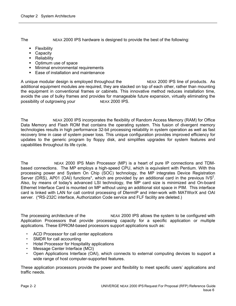 NEC UNIVERGE NEAX 2000 IPS User Manual | Page 32 / 389