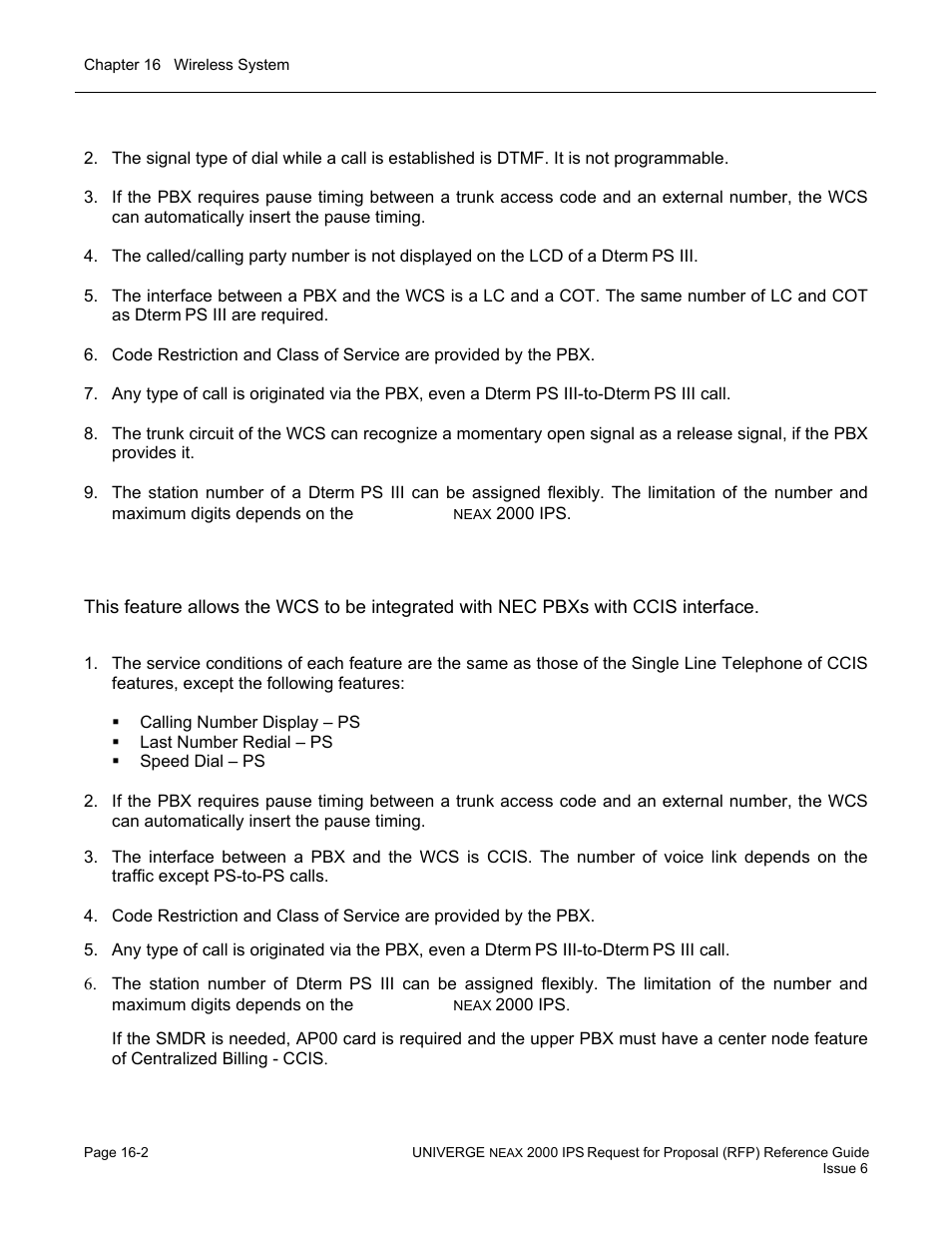 NEC UNIVERGE NEAX 2000 IPS User Manual | Page 324 / 389