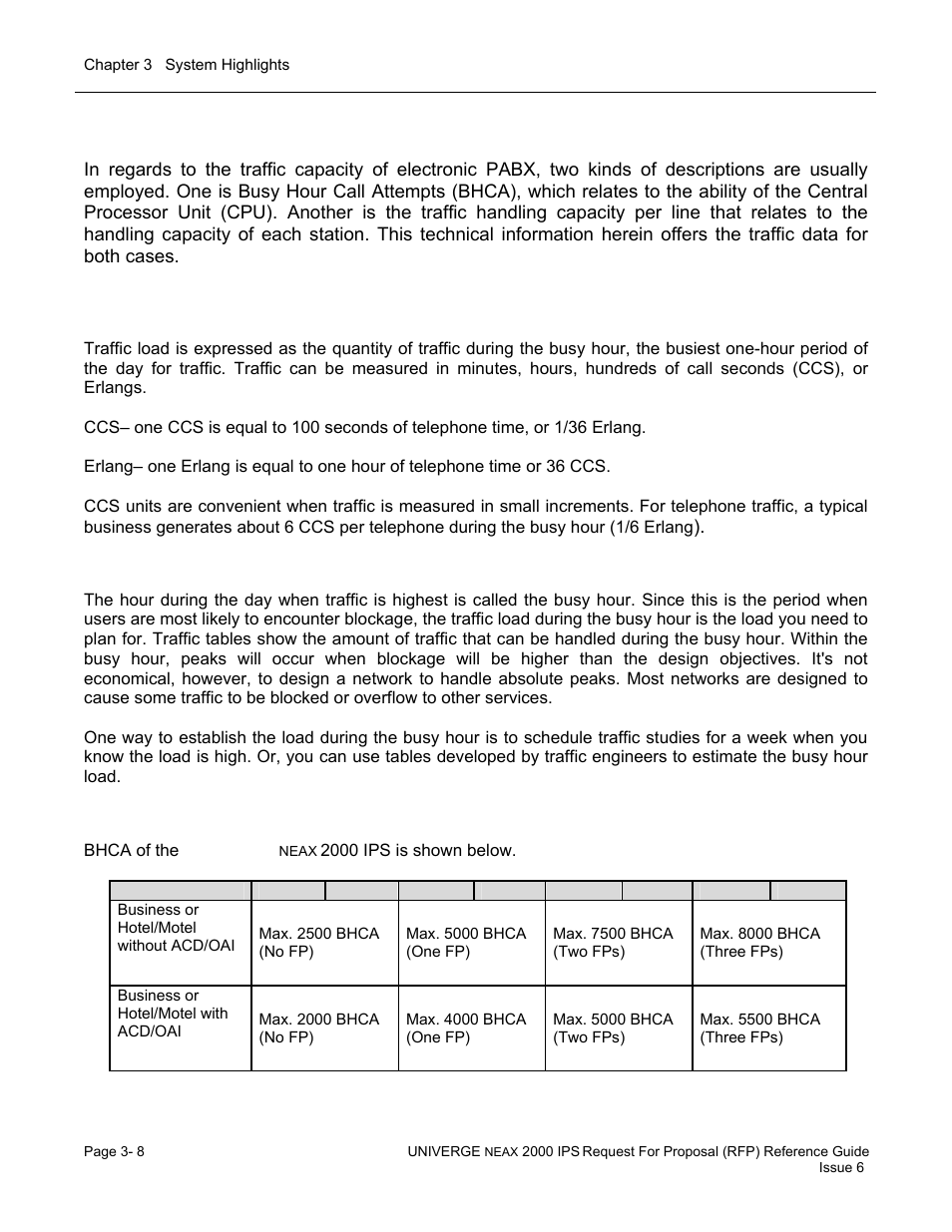 System traffic | NEC UNIVERGE NEAX 2000 IPS User Manual | Page 56 / 389